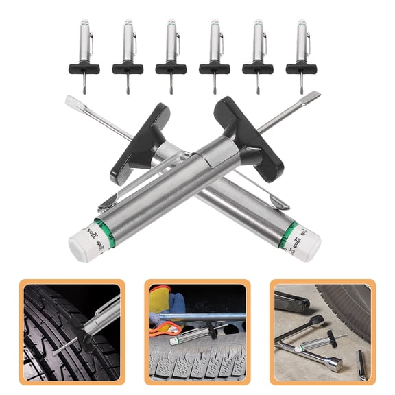 GOOHOCHY 8pcs Car Tire Tread Depth Gauges Car Tire Depth Measuring Gauges Tire Thread Gauge 0-25mm