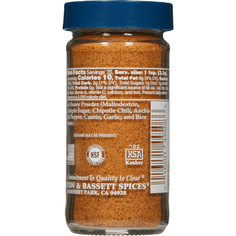 (Pack Of 3) Morton & Bassett Seasoning Chipotle Honey Garlic 2.3 Oz