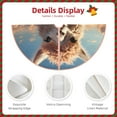 thumbnail image 3 of KLL Christmas Tree Skirt,Party Decorations Farmhouse for Christmas Decorations Holiday Party 36" -Fluffy Alpaca Mountain Meadow, 3 of 6