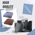 thumbnail image 4 of Sidaley Cojín para asiento de automóvil - Felpa universal de imitación de parte inferior antideslizante artesanal exquisita respetuosa con Ventana automotriz Vino rojo, 4 of 6