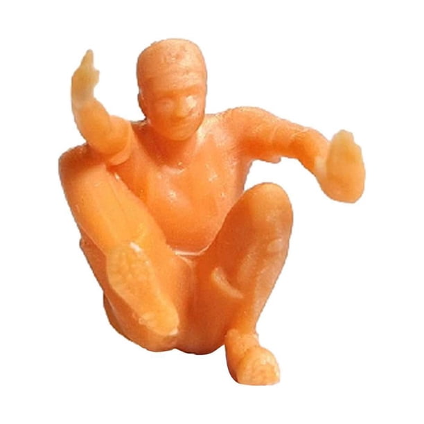 Figura de escalada en roca a escala 1:64, modelo de figura, adorno de escritorio, escena en miniatura, hada Estilos E