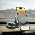 thumbnail image 3 of ToughTested MagTough 3-in-1 Magnetic Car Phone Mount for Dash, Screen & Vent, MagSafe Compatible with Adapter Ring, 360° Adjustable Viewing, Strong Magnetic Hold, 3 of 7
