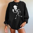 thumbnail image 2 of Sudaderas con capucha estampadas de manga larga informales para mujer a la moda de Halloween Pompotops gfhjh1406, 2 of 5