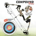thumbnail image 6 of SereneLife Complete Compound Bow & Arrow Accessory Kit, Adjustable Draw Weight 30-70 lbs. (Brown), 6 of 7