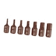thumbnail image 4 of Almencla Impact Screw Driver Bits Set 1/4" Drive Portable Multipurpose High Strength Repair Tools Screwdriver Bits for Pneumatic Tools 7pcs Hex, 4 of 8
