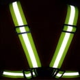 thumbnail image 3 of Chaleco reflectante Chaleco reflectante de seguridad para correr al aire libre para trotar, andar en bicicleta, caminar, andar en motocicleta y correr, verde oso de fresa Juguete, 3 of 5