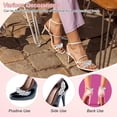 thumbnail image 5 of Decorative Rhinestone Shoe Clips, Removable Fashion Crystal Flower Clips Women Dress/Shoes, 5 of 5