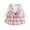 Pink, variant on Odeerbi Girls Dress Baby Girls Clothes Infant Toddler 2025 Long Sleeve Top Plaid Bow Skirt Two Piece Pink