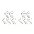 thumbnail image 3 of Raindrops 10 Pcs  Violin Shaped Pendant Musical Instrument Key Chain Pendant Key Decor, 3 of 8