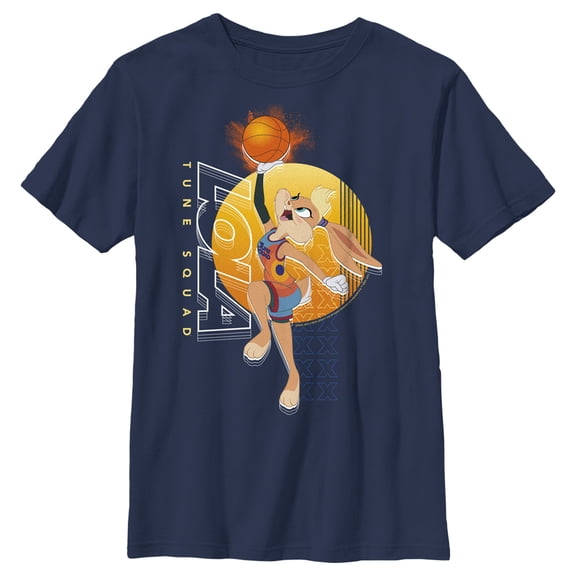 Boy's Space Jam: A New Legacy Lola Bunny Profile  Graphic Tee Navy Blue Medium