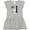 AC-Heather Grey, variant on Inktastic I'm One- Cute Llama First Birthday Girls Baby Dress