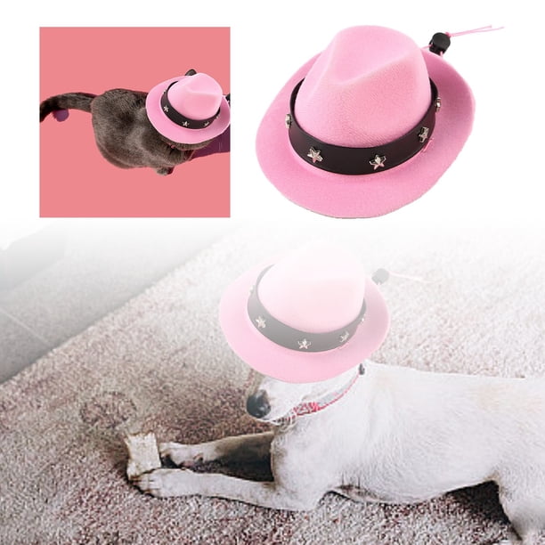 Fiesta de Cumpleaños Sombrero Sombrero de Sol Mini Sombrero de Mascota Western Cowboy Sombrero de Mascota al Aire Libre Sombrero de Sol Sombrero de Perro Sombrero Decorativo de Mascota