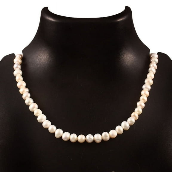 Adnan Jewelers AAA  Freshwater Pearl Necklace for Women – Genuine Pearls, Elegant Jewellery Gift for Adults