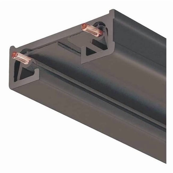 Juno Lighting Track Section, 8 ft, Black R 8FT BL