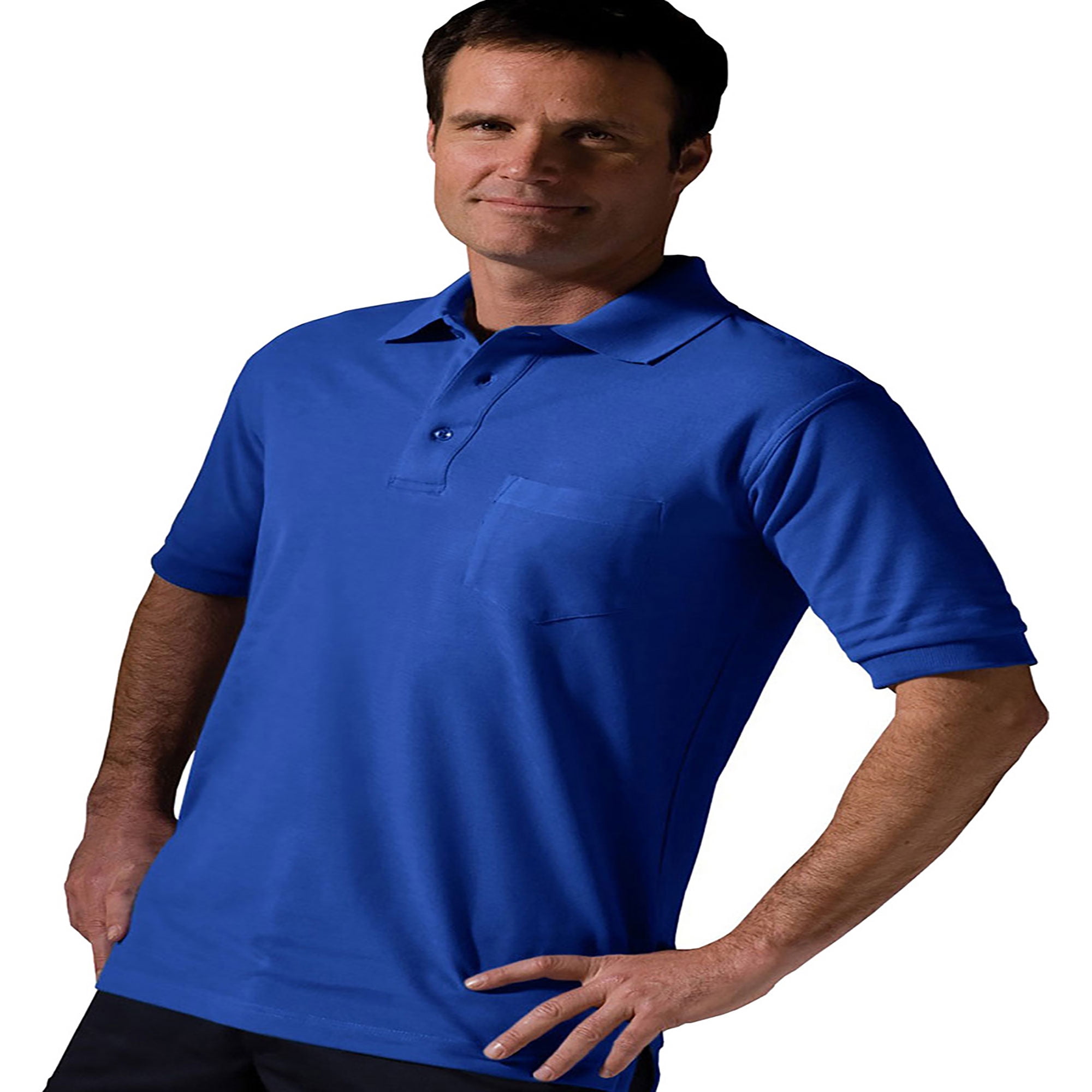 Edwards Garment Big And Tall Short Sleeve Pique Pocket Shirt, Style 1505