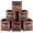6 Pack Brown-11 Inch, variant on 11 Inch 6 Pack Brown Fabric Storage Cubes Closet Organizer Bins