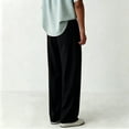 thumbnail image 4 of Men Big & Tall Microfiber Pleated Dress Slacks Light Comfort Fabric S-XL, 4 of 8