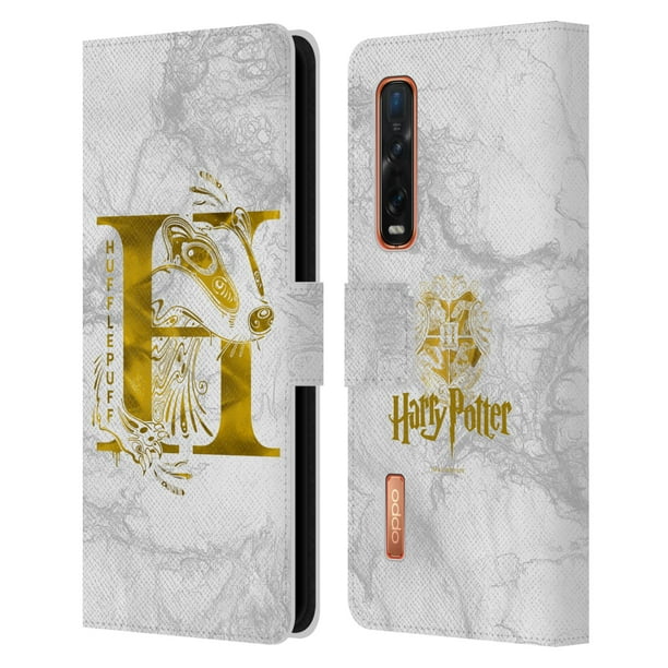 Head Case Designs Officially Licensed Harry Potter Deathly Hallows Ix Hufflepuff Aguamenti Leather Book Wallet Case Cover Compatible With Oppo Oppo Find X2 Pro 5g Walmart Com Walmart Com