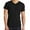 Black, variant on Intimo Mens Soft Knit Short Sleeve V-Neck Top
