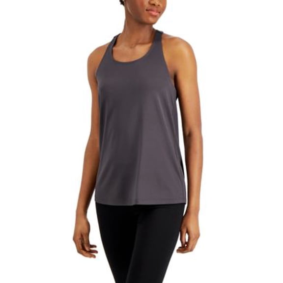 MSRP $20 Id Ideology Active Racerback Tank Top Women's Grey Size Medium