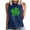 Navy, variant on WREESH Fashion Women's St. Patrick's Day Casual Print Sleeveless Tank Top Crew Neck Loose Fit Shamrock Clovers Graphic Tee for Holiday Festivities