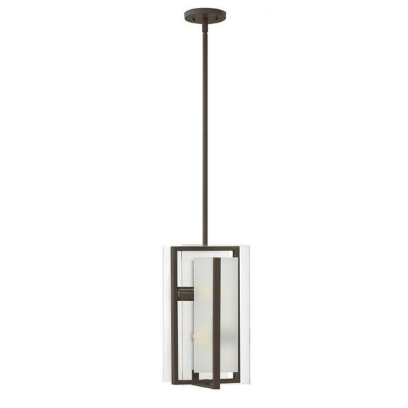 2 Light Small Pendant in Modern Style 8 inches Wide By 16.5 inches High-Oil Rubbed Bronze Finish Bailey Street Home 81-Bel-2245197