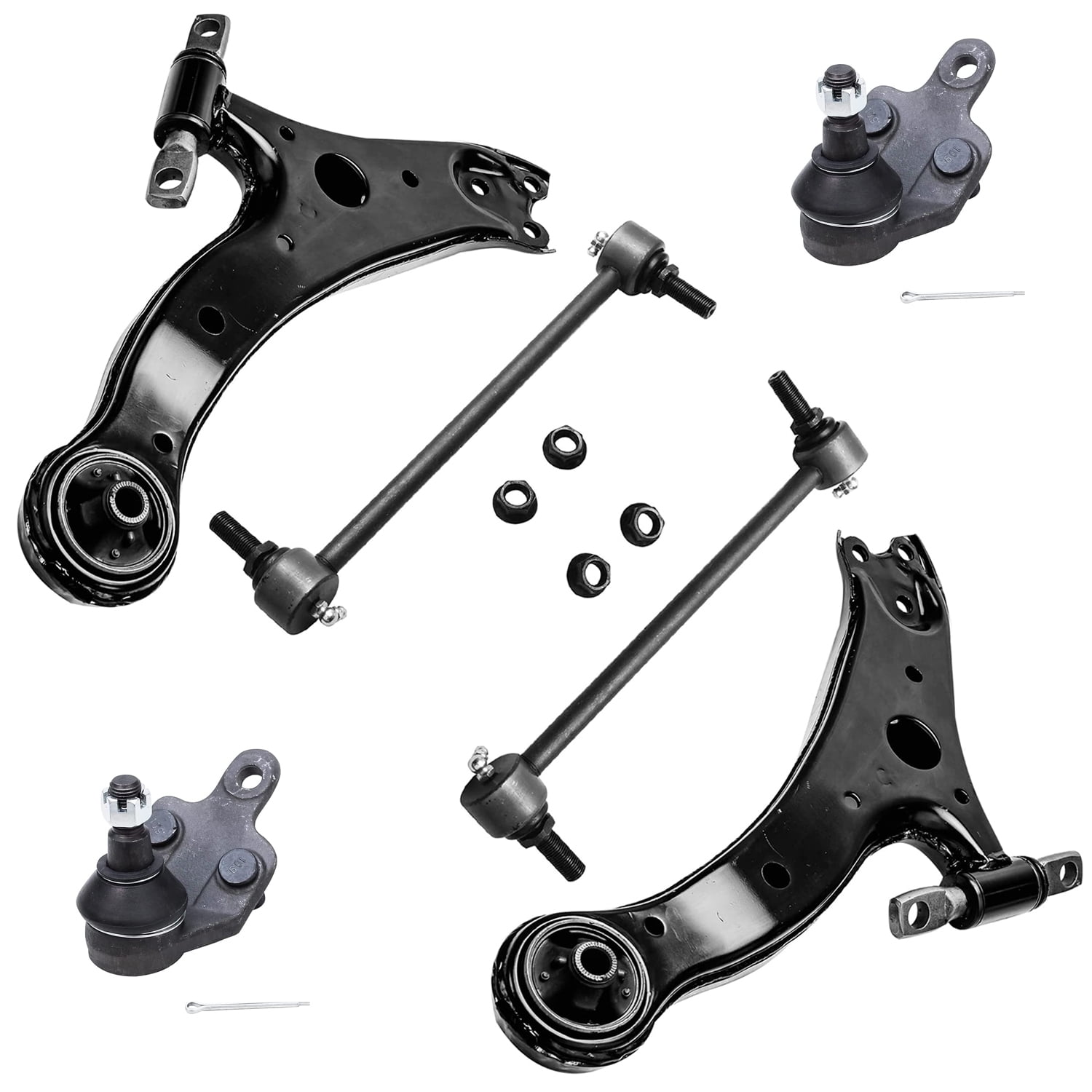 Detroit Axle Front Lower Control Arms Ball Joints Sway Bar Links