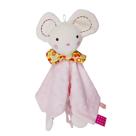 Manta de Apego para Bebé con Sonaja Juguetes para Bebe de 0 a 6 Meses con Morderera Peluche Súper Suave con Sonido Dara Baby Jug0031
