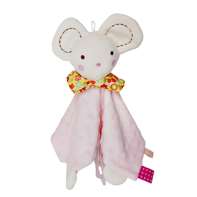 Manta de Apego para Bebé con Sonaja Juguetes para Bebe de 0 a 6 Meses con Morderera Peluche Súper Suave con Sonido Dara Baby Jug0031