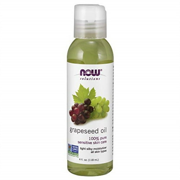 NOW Solutions Grapeseed Oil, 4Ounce