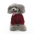 thumbnail image 7 of Dog Jumpsuit,Dog Winter Warm Onesie Pajamas,Cold Weather Pullovers for Small Medium Dogs XS(Red), 7 of 7