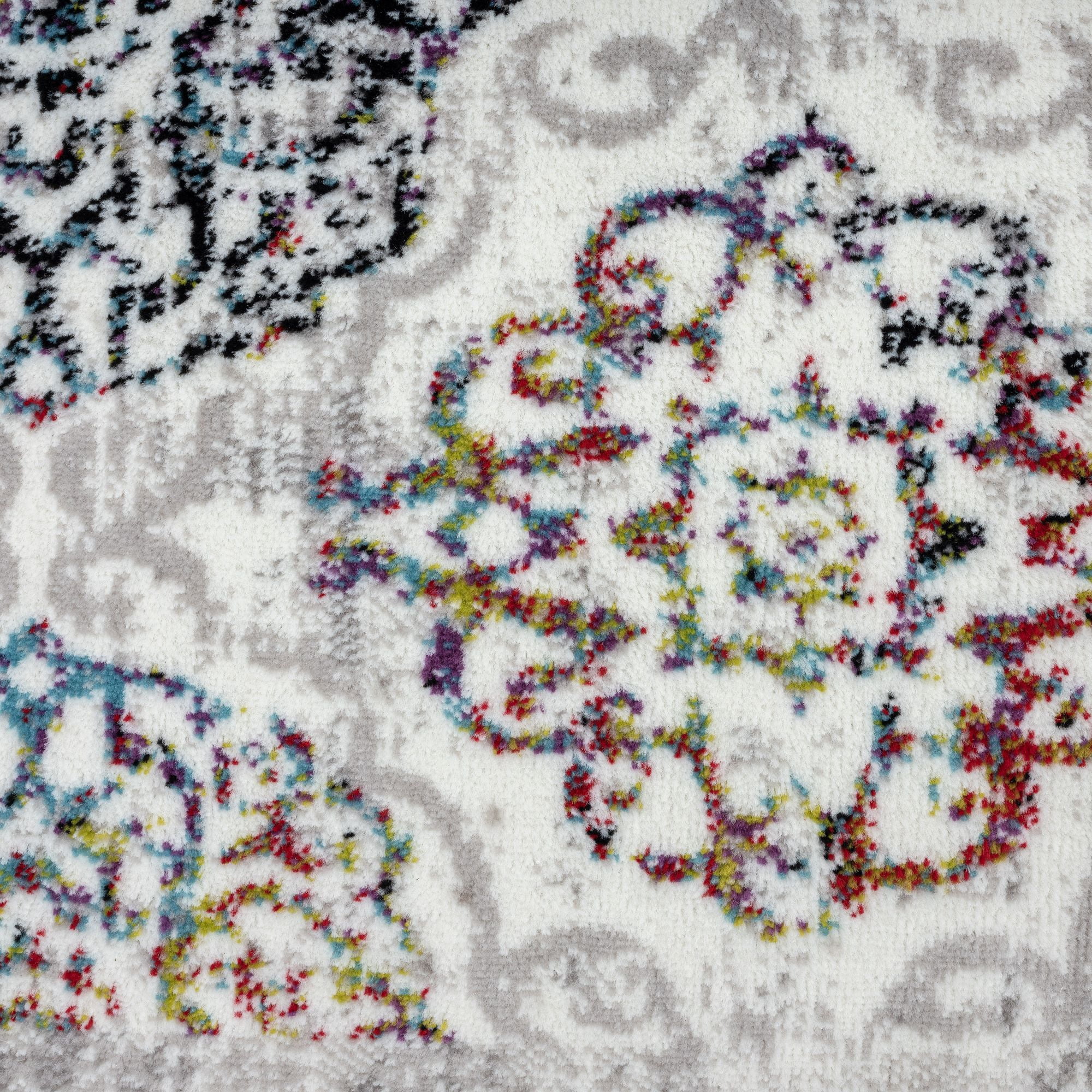 Home Dynamix Boho Andorra Area Rug, Ivory/Pink, 5'2"x7'2"