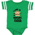 thumbnail image 3 of Inktastic Monkey I Love Hanging out with My Cousin Boys or Girls Baby Bodysuit, 3 of 5