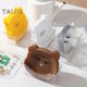 thumbnail image 4 of 8 Pcs/Set Dried Fruit Plates Cartoon Bear Head Serve Snacks No Odor Sturdy Biscuit Dried Fruit Plates Kitchen Supplies, 4 of 5