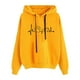thumbnail image 1 of ICHUANYI Clearance Women's Winter Hoodie Sweatshirt Pullover Tops Long Sleeved Comfortable(Yellow, XXL) ICHUANYI WER2023080817672, 1 of 5