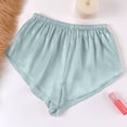 thumbnail image 2 of Miluxas Women's Silk Stain Pajama Shorts Pj Bottoms Sleep Shorts Soft Lounge Shorts, 2 of 3
