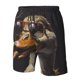 thumbnail image 4 of Balery Modern Funny Duck Traje de Baño Estilo Hawaiano para Hombre, Shorts de Secado Rápido con Bolsillos-Large, 4 of 6