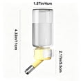 thumbnail image 3 of Pet Water Dispenser, Two Ball Hanging Water Bottle 120ml No Drip, for Hamsters and Small Pets, Cage Mounted Hydration Solution, 3 of 6