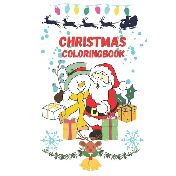 Christmas Activities Book Coloring Book : Coloring Pages Activity 50 Beautiful Pages to Color with Santa Claus, Reindeer, Snowmen & More! (Paperback)