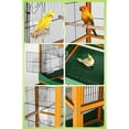 thumbnail image 3 of EDTara Large 64" Bird Cage With Play Center, Features Lockable Casters, Rotating Ring, Removable Tray, Perches, and Ladders for Indoor and Outdoor Use, 3 of 8