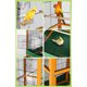 thumbnail image 3 of Yeshouse Jaula para pájaros de 64" con centro de juegos, ruedas bloqueables, aro giratorio y bandeja extraíble, gimnasio con perchas y escaleras para loros, guacamayos y periquitos, 3 of 8