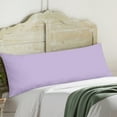 thumbnail image 3 of Royale Linens Body Pillow Cover - Double Brushed 1800 Microfiber - 20"x54" with Hidden Zipper Closure - Wrinkle & Fade Resistant - Super Soft Body Pillowcase 2 Pack (Lavender, Pack of 2), 3 of 9