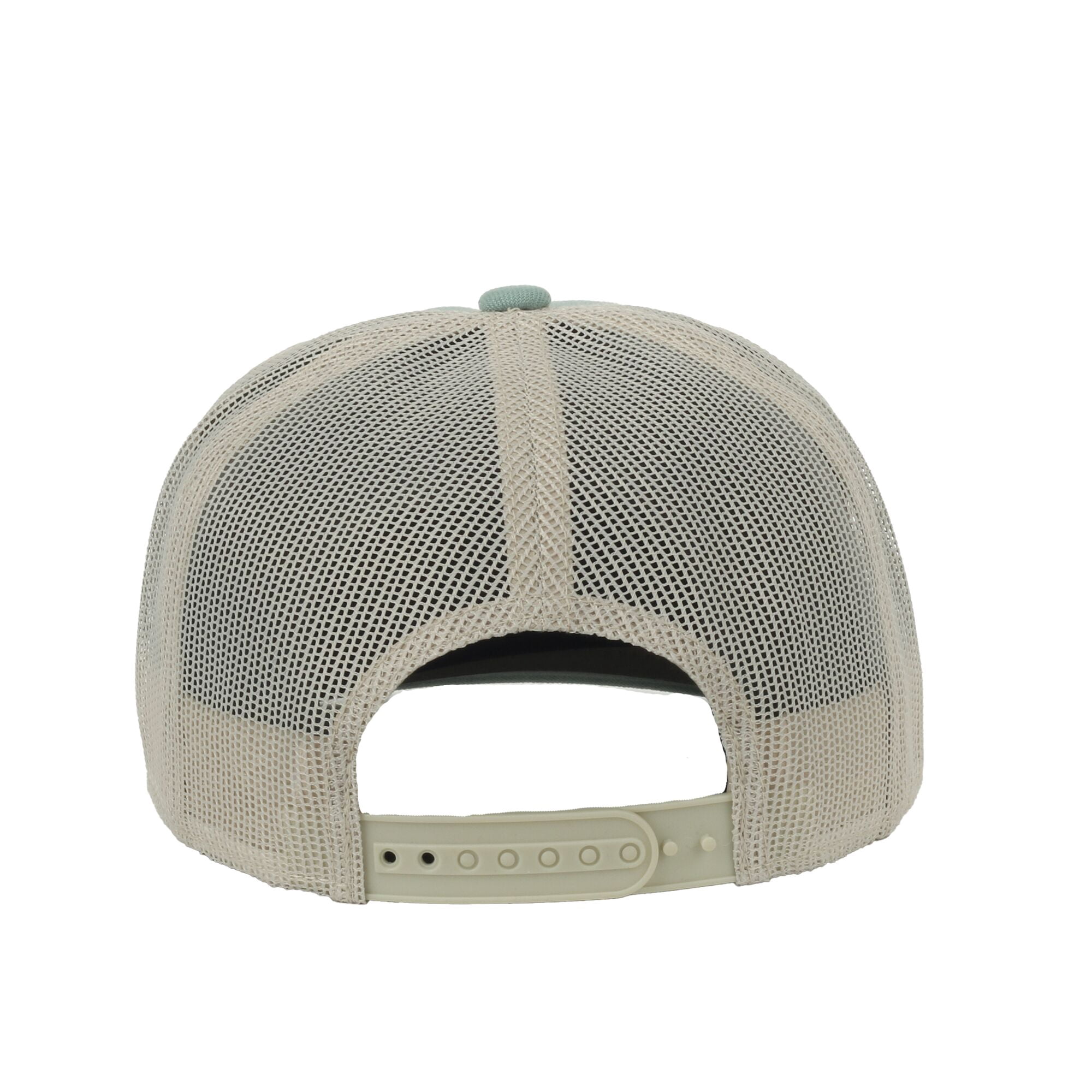 Outdoor Cap Fishing Landscape Mesh Cap – Unstructured Flat Bill Snapback, One Size, Green