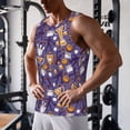 thumbnail image 5 of Gukieu Bowling Game Print Men's Quick Dry Fitness Vest, Round Neck Sleeveless Fitness Bodybuilding Top-3X-Large, 5 of 7