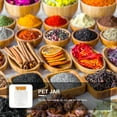 thumbnail image 4 of WEUVEB 10Pcs Square Storage Jars for Kitchen Organization and Craft Enthusiasts, 4 of 6