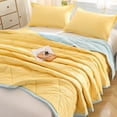 thumbnail image 1 of up to 30% Off WIZUTIZ Super Soft Clouds Sweet And Spicy Summer Quilt Cool Summer Quilt Conditioned Quilt Thin Summer Quilt In Student Dormitory Yellow, 1 of 5