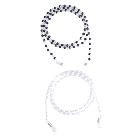HONMEET Eyeglass Chain for Women, 2pcs Assorted Colors Sunglasses Holder, Stylish Back to School Accessory