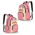 thumbnail image 2 of Tutolipy 17 Inch Student Backpack, Large School Bookbag for Girls Teens, Multi-Pockets Multiple Storage Pockets Book Bag for High School Elementary School, 2 of 8