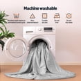 thumbnail image 6 of Cooling Comforter, Soft Lightweight Waffle Weave Blanket for Hot Sleepers, Summer & All Season Bedding to Keep Cool for Night Sweats, 106"x90", King, Dark Gray, 6 of 6