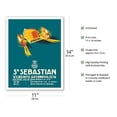 thumbnail image 2 of San Sebastian Motor Circuit (Circuito Automovilista) - Vintage Car Racing Poster by Miguel Ángel Aguirreche c.1927 - Fine Art Matte Paper Print (Unframed) 11x14in, 2 of 4